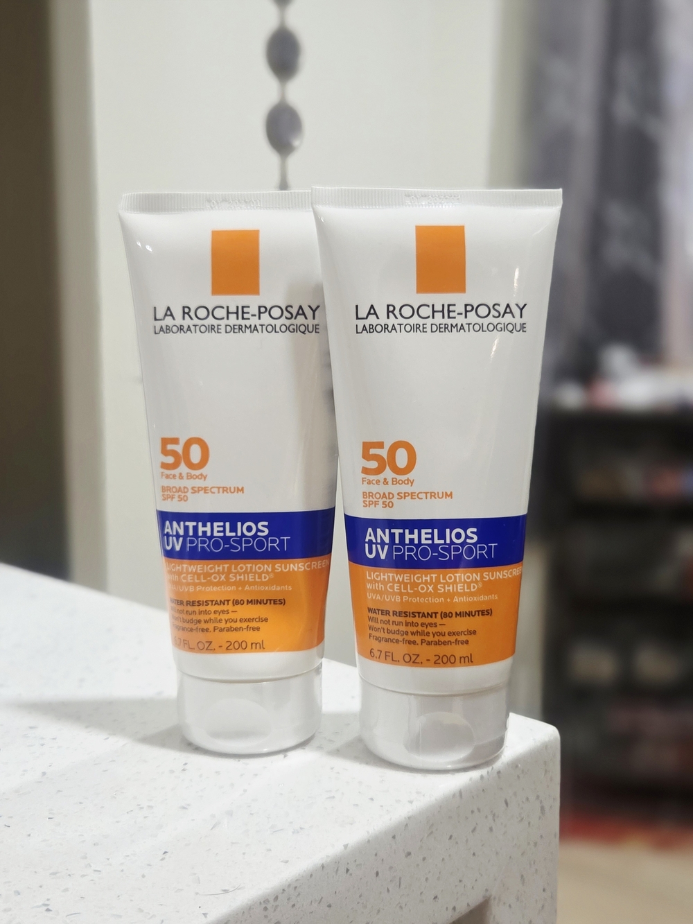 Anthelios UV Pro-Sport SPF 50 Lightweight Lotion Sunscreen -x2